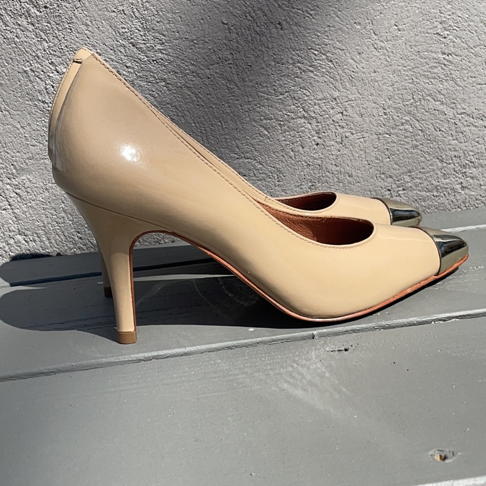Corso como beige heels. Made in Brazil.Size 5,5. - Picture 2 of 16